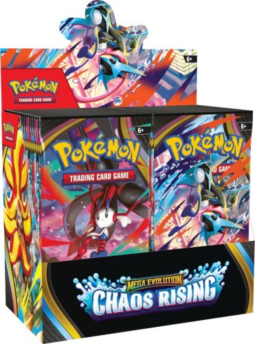 The pok&eacute;mon company international Pokemon TCG: Mega Evolution - Chaos Rising Booster Display (36 packs)