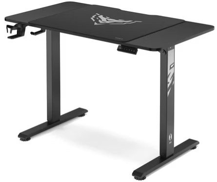Diablo chairs Diablo X-Tensio 1100 Black electric height adjustable gaming desk | 1100 x 600 x 1170 mm