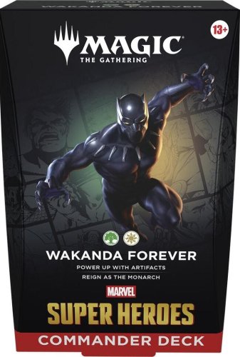 Wizards of the coast mtg Magic: The Gathering - Marvel Super Heroes Commander Deck - Wakanda Forever