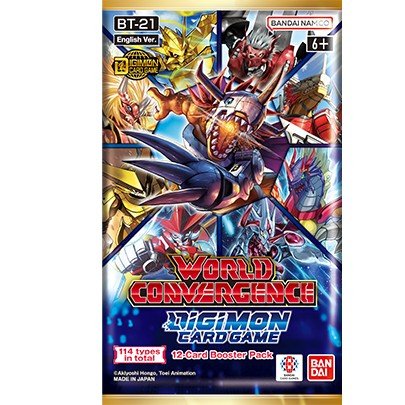 Bandai tcg Digimon Card Game - World Convergence BT21 Booster