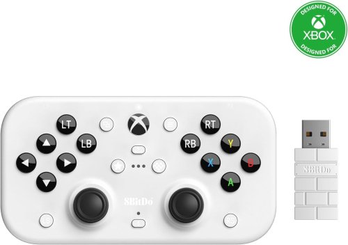8bitdo Lite SE 2.4G Wireless Controller for Xbox | White
