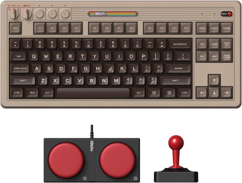 8bitdo Retro Mechanical Keyboard - C64 Edition - ISO - UK English - Beige
