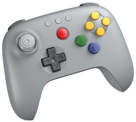 8bitdo 64 Bluetooth Wireless Controller | Grey