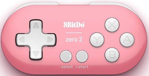 8bitdo Zero 2 Wireless Controller | Pink | BT | Switch, Android, PC