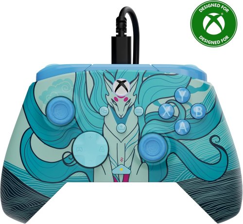 Turtle beach Rematch Advanced Blue Kitsune Wired Gaming Controller | Xbox | PC
