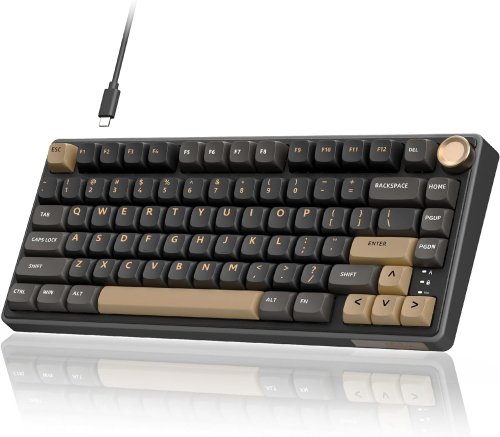 Royal kludge RK R75 RGB Phantom wired keyboard | 75%, Hot-swap, Brown switches, US