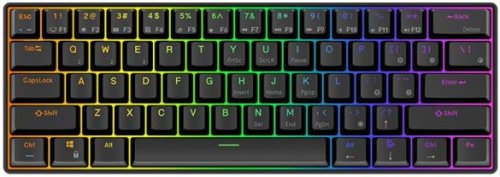 Royal kludge RK61 TKL Keyboard | 60%, Hot-swap, Brown Switches, US, Black