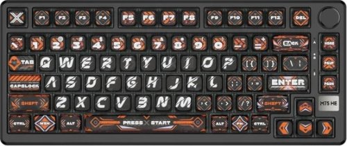 Royal kludge M75 HE Hephaestus wired keyboard | 75%, Hot-swap, Mint switches, US