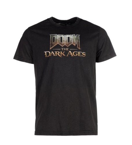 Dpi merchandising gmbh DOOM - The Dark Ages - Acid Washed Logo T-shirt | S Size