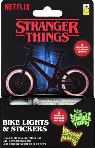 Paladone Stranger Things 5 LED Bike Lights and stickers