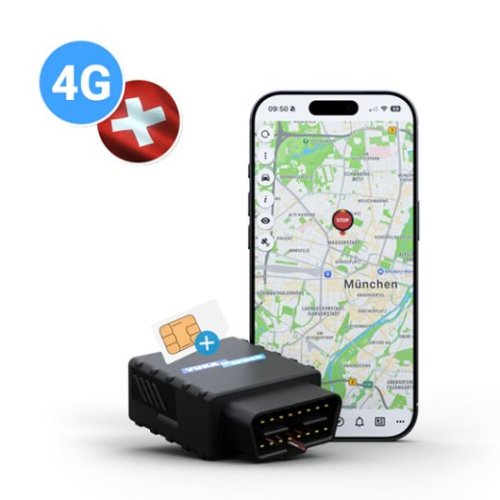 IoT YUKAtrack AIO GPS OBD2  Car Tracker with SIM + Data Flat