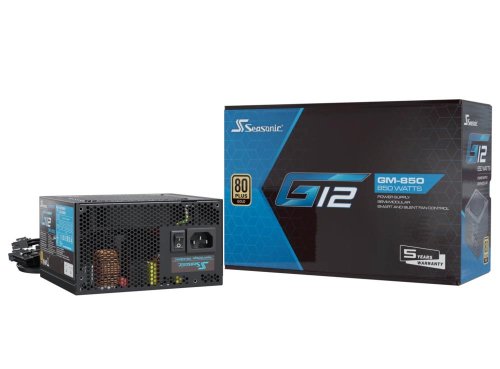 Power Supply|SEASONIC|G12 GM|850 Watts|Efficiency 80 PLUS GOLD|MTBF 100000 hours|G12GM-850