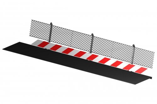 Carrera - Guard Rail Barriers With Debris Fencing