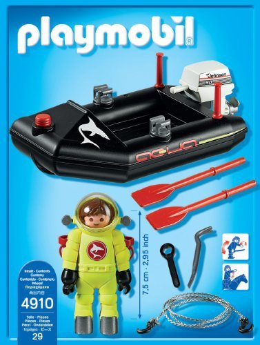 Playmobil 4910 - Small Boat with Diver
