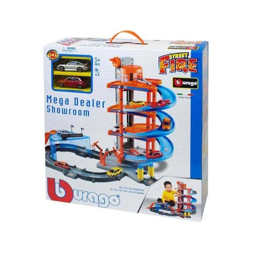 Bburago - 1:43 Street Fire Mega Dealer Showroom / from Assort