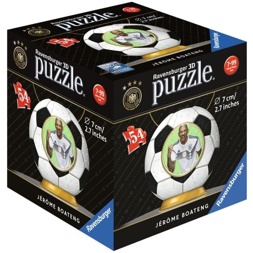 Ravensburger - 3D Puzzle 54 Ball Jerome Boateng DFB Player