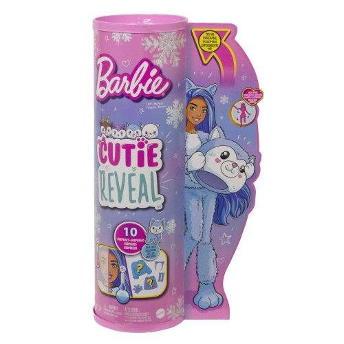 Mattel - Barbie Sparkly Snowflake Cutie Reveal Husky Doll / from Assort