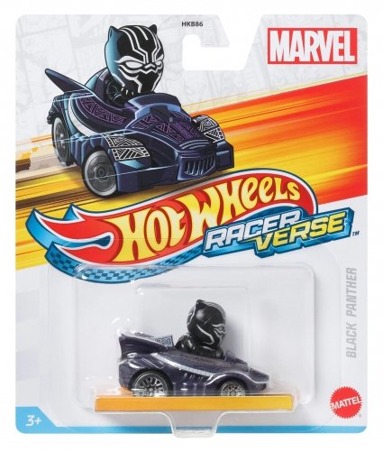 Mattel - Hot Wheels Racer Verse Marvel Black Panther / from Assort