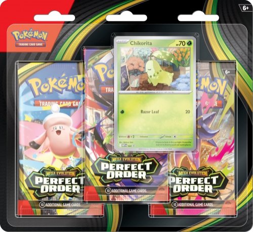 Pokémon Pokemon - TCG Mega Evolution Perfect Order 3-Pack Blister