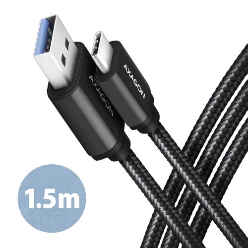 Axagon CABLE USB-C TO USB3.2 1.5M/BLACK BUCM3-AM15AB