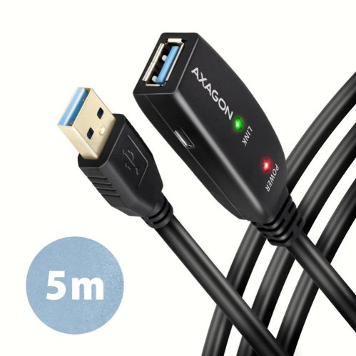 Axagon CABLE USB3.2 A-M/A-F ACTIVE/5M ADR-305