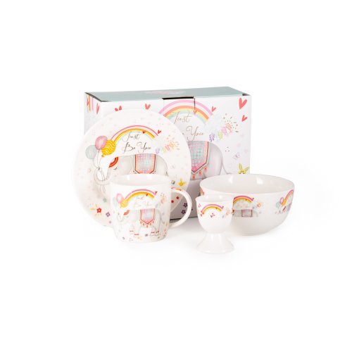 Fissman Trauku komplekts 4 pied. 17 / 13 cm (porcelāns)