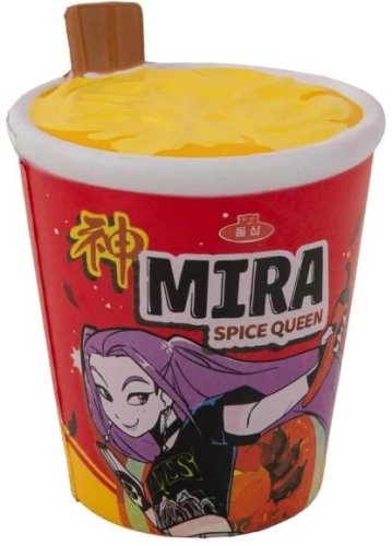 Fame bros K-Pop Demon Hunters Squishy - Mira Spice Queen Noodles