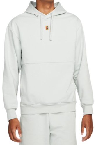 Nike Court Fleece Tennis Hoodie M - white