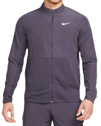 Nike Court Advantage Packable Jacket - gridiron/white