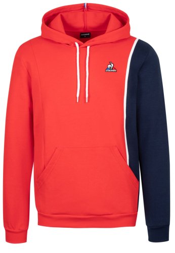 Le coq sportif Saison 1 Hoody No.1 M - tech red/bleu nuit