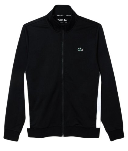 Lacoste Tennis Zipped Ripstop Tennis Sweatshirt - black