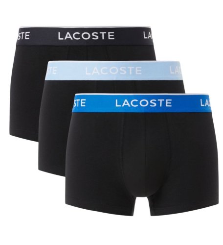Lacoste Stretch Cotton 3P - black