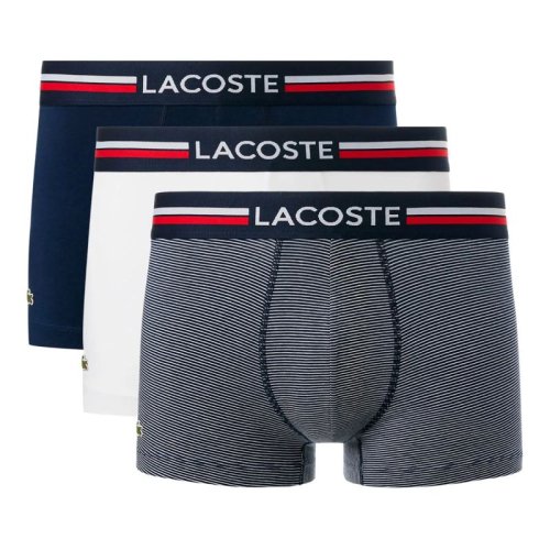 Lacoste Stretch Cotton Trunks 3P