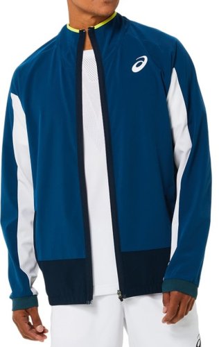 Asics Men Match Jacket - mako blue/brilliant white