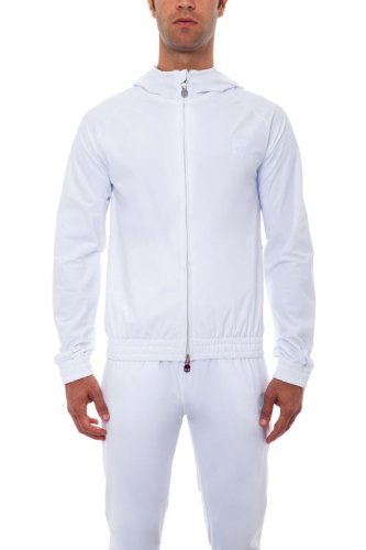 Hydrogen Tech FZ Sweatshirt Skull - white