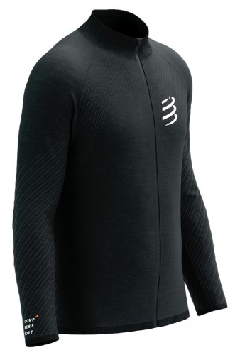 Compressport Seamless Zip Sweatshirt - black