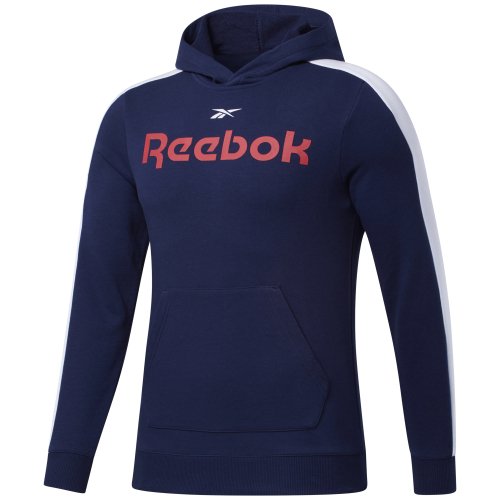 Reebok Training Essentials Linear Logo Hoodie M - vector navy
