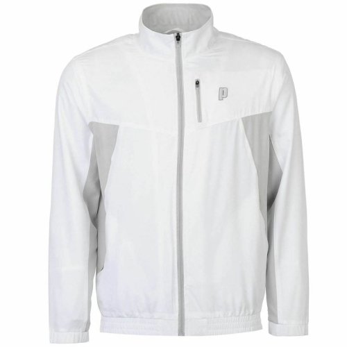 Prince Full Zip Warm-Up Jacket - white