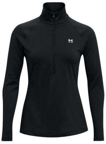 Under armour Women's ColdGear Authentics 1/4 Zip - black/white