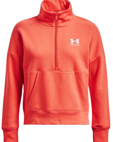 Under armour Women's UA Rival Fleece 1 Zip - after burn/white