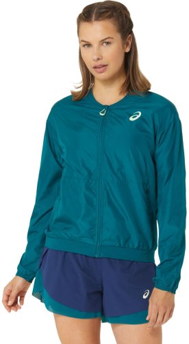 Asics Nagino Tennis Bomber Jacket - rich teal