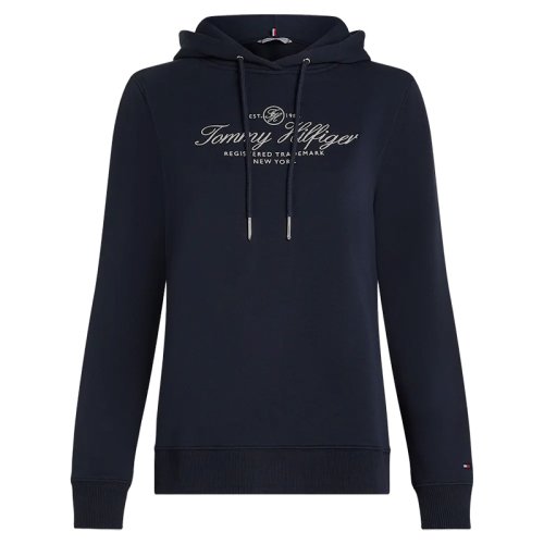 Tommy hilfiger Regular Hilfiger Script Hoodie - desert sky