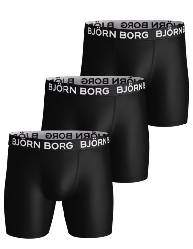 Bj&ouml;rn borg Sports Microfiber 3P - black