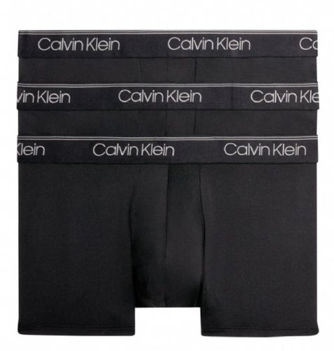Calvin klein Low Rise Trunk Microfiber Stretch 3P - black