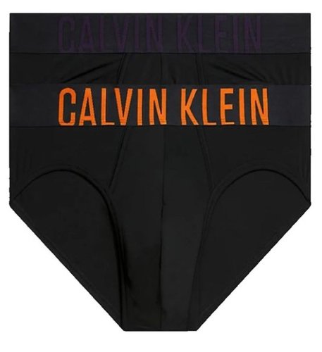 Calvin klein Intense Power Hip Brief Slip 2P - b-carrot/mysterioso logos