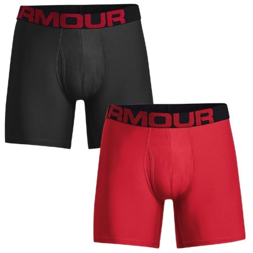 Under armour Charged Tech 6in 2 Pack - black/red
