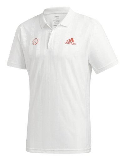 Adidas Freelift Polo ENG M - white/scarlet