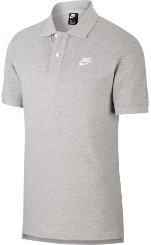 Nike Sportswear Polo - dk grey heather/white