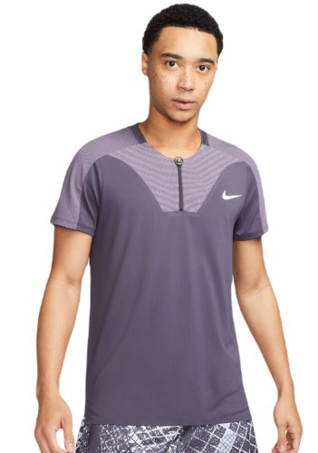 Nike Dri-Fit Advantage Slam Tennis Polo - gridiron/white
