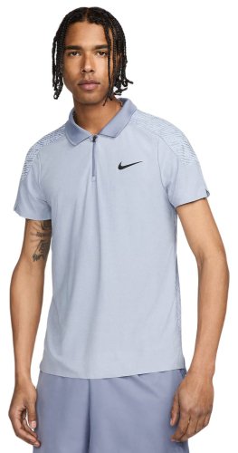 Nike Dri-Fit Adventage Slam RG Tennis Polo - light armory blue/ashen slate/black